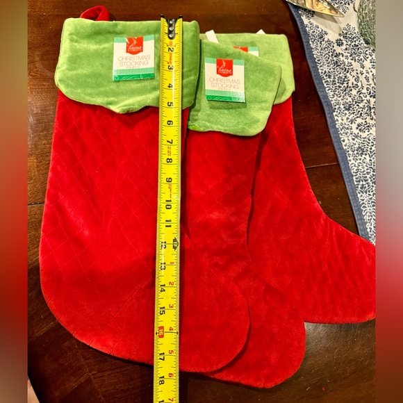 NWT Beautiful Christmas Stockings, Lot of 3 - Picture 2 of 4